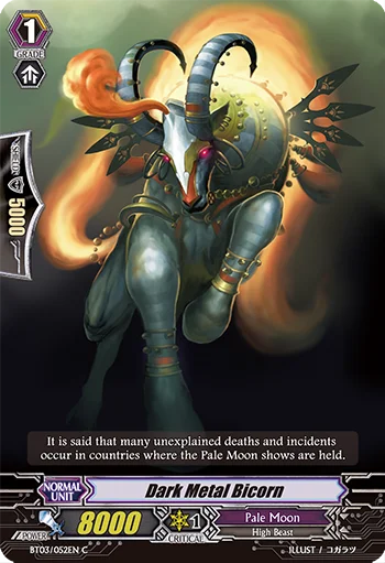 Dark Metal Bicorn
