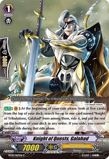 Knight of Quests, Galahad