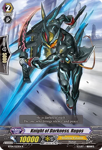 Knight of Darkness, Rugos