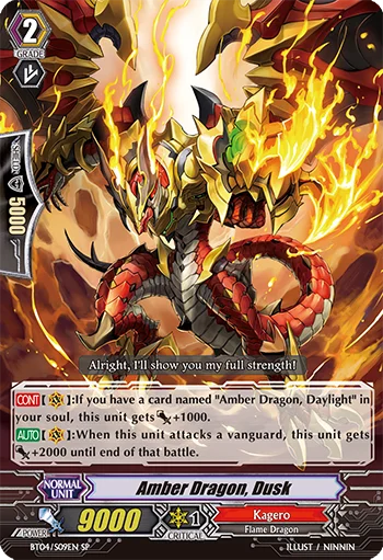 Amber Dragon, Dusk