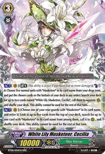 White Lily Musketeer, Cecilia