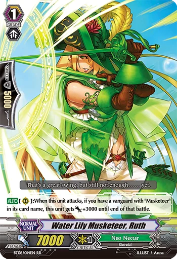 Water Lily Musketeer, Ruth