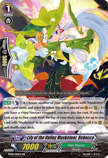 Lily of the Valley Musketeer, Rebecca