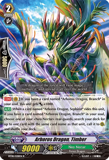 Arboros Dragon, Timber