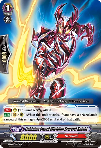 Lightning Sword Wielding Exorcist Knight