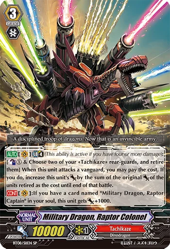 Military Dragon, Raptor Colonel
