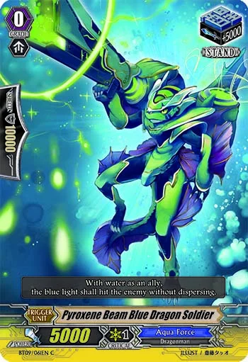 Pyroxene Beam Blue Dragon Soldier