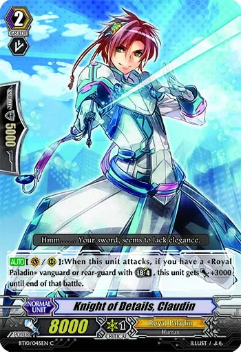Knight of Details, Claudin