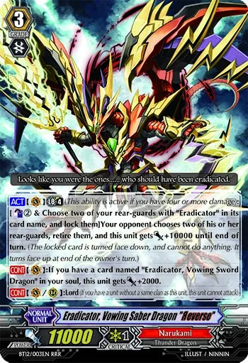 Eradicator, Vowing Saber Dragon "Яeverse"