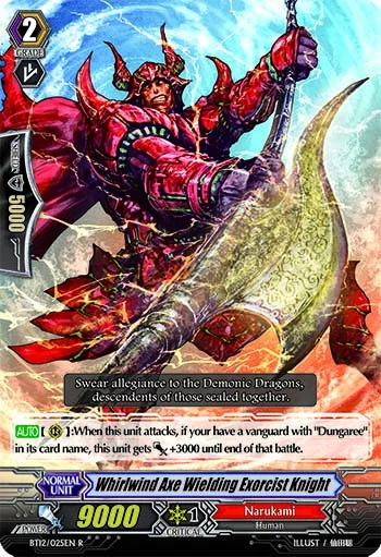Whirlwind Axe Wielding Exorcist Knight