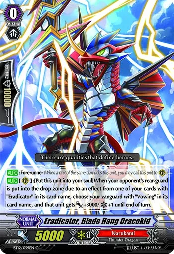 Eradicator, Blade Hang Dracokid