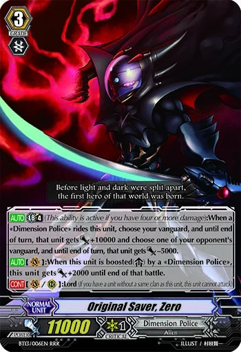 Original Saver, Zero