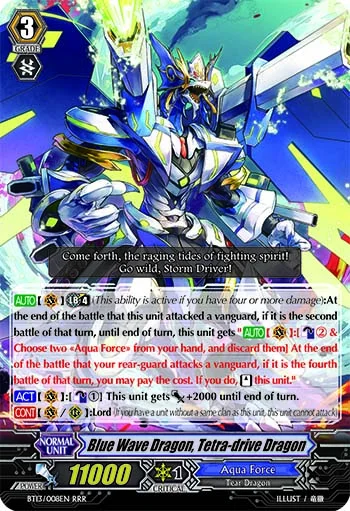 Blue Wave Dragon, Tetra-drive Dragon