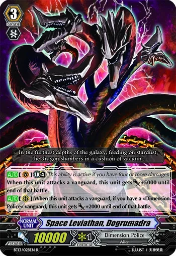 Space Leviathan, Dogrumadra