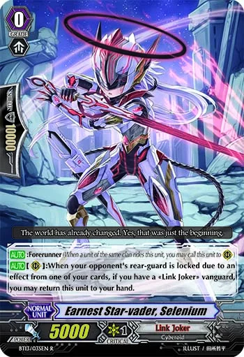 Earnest Star-vader, Selenium