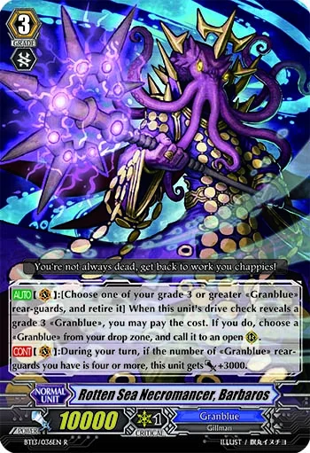 Rotten Sea Necromancer, Barbaros