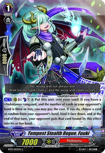 Tempest Stealth Rogue, Fuuki