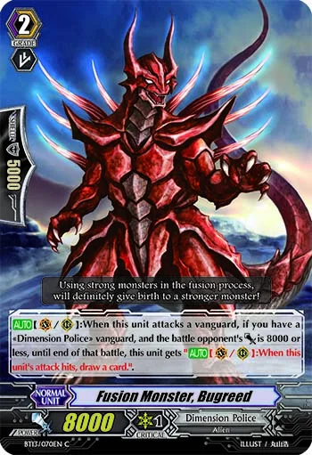 Fusion Monster, Bugreed
