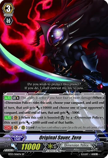 Original Saver, Zero