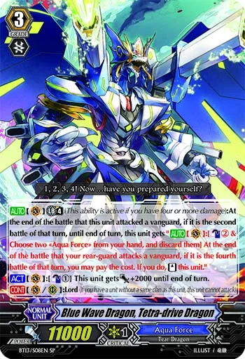 Blue Wave Dragon, Tetra-drive Dragon