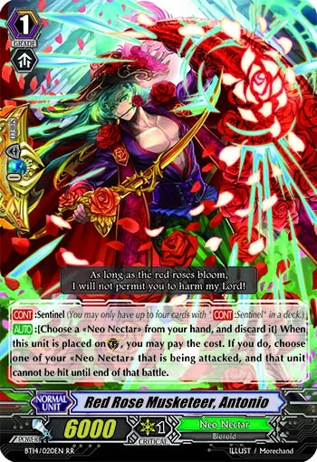 Red Rose Musketeer, Antonio