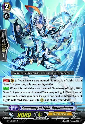 Sanctuary of Light, Determinator