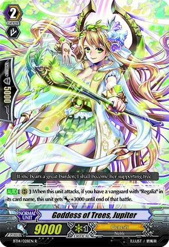 Goddess of Trees, Jupiter