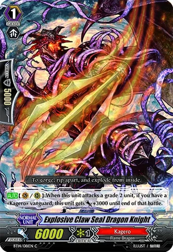 Explosive Claw Seal Dragon Knight