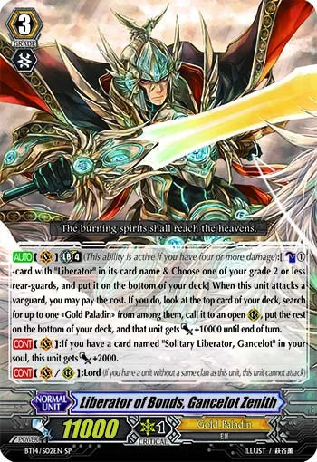 Liberator of Bonds, Gancelot Zenith