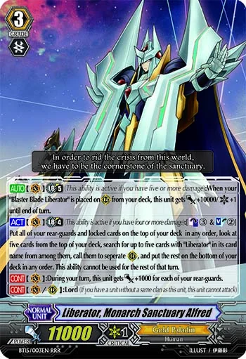 Liberator, Monarch Sanctuary Alfred