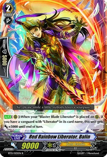 Red Rainbow Liberator, Balin