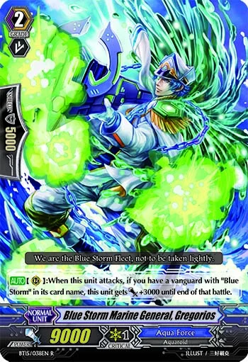 Blue Storm Marine General, Gregorios