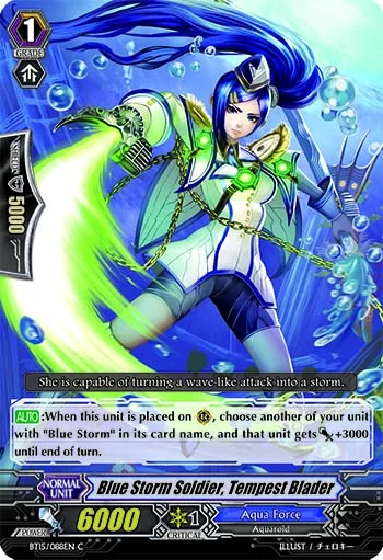 Blue Storm Soldier, Tempest Blader