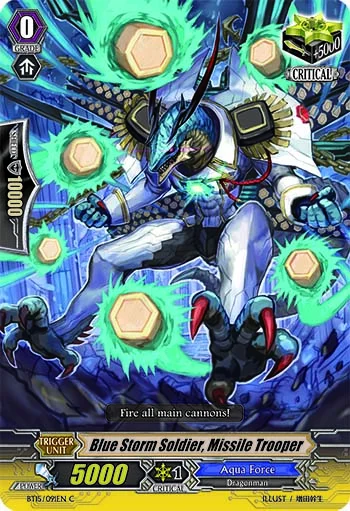 Blue Storm Soldier, Missile Trooper