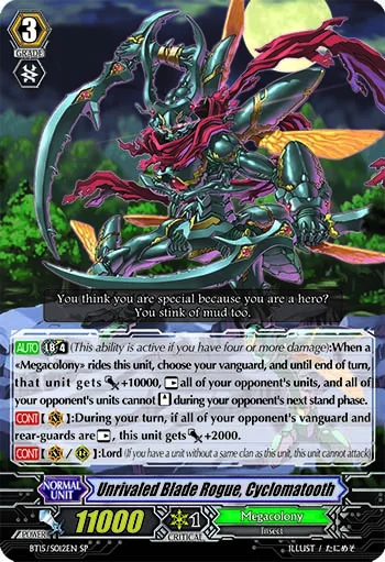 Unrivaled Blade Rogue, Cyclomatooth