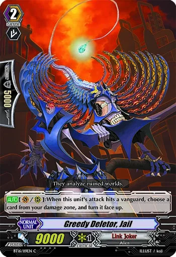 Greedy Deletor, Jail