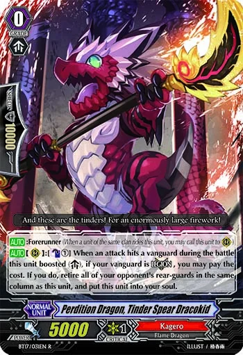 Perdition Dragon, Tinder Spear Dracokid