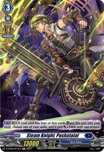 Steam Knight, Pashatatal