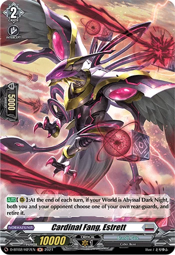 Cardinal Fang, Estrett