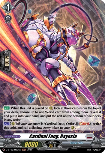 Cardinal Fang, Rayosia