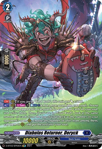 Diabolos Returner, Deryck