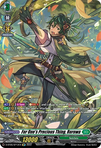 For One's Precious Thing, Rorowa