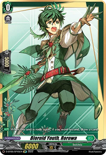 Bioroid Youth, Rorowa