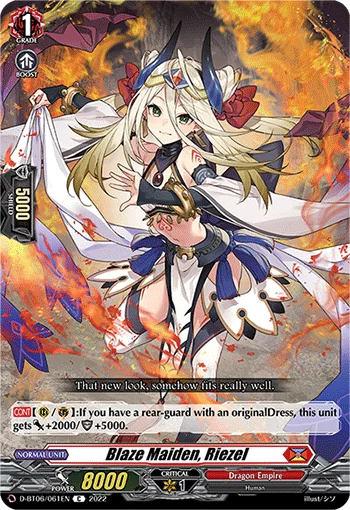 Blaze Maiden, Riezel