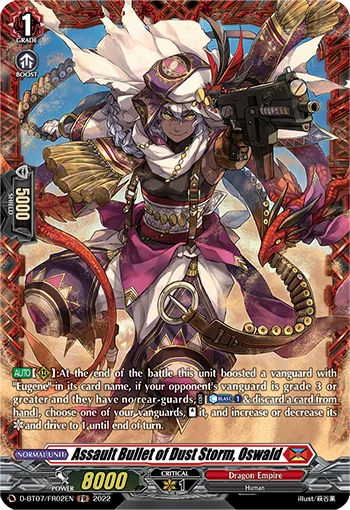 Assault Bullet of Dust Storm, Oswald