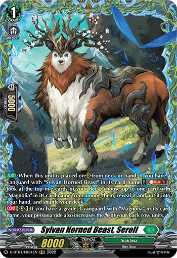 Sylvan Horned Beast, Seroll