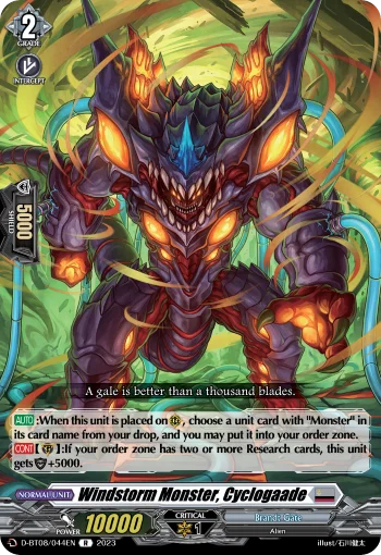 Windstorm Monster, Cyclogaade