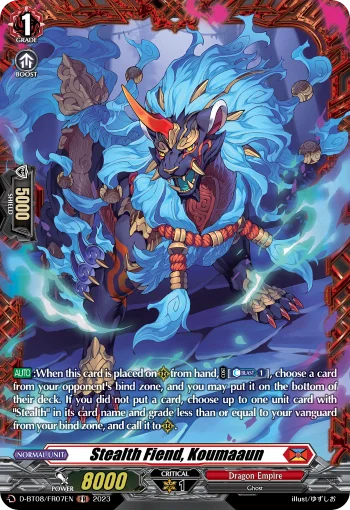 Stealth Fiend, Koumaaun