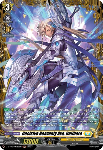 Decisive Heavenly Axe, Delibere