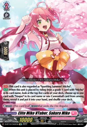 Elite Miko VTuber, Sakura Miko